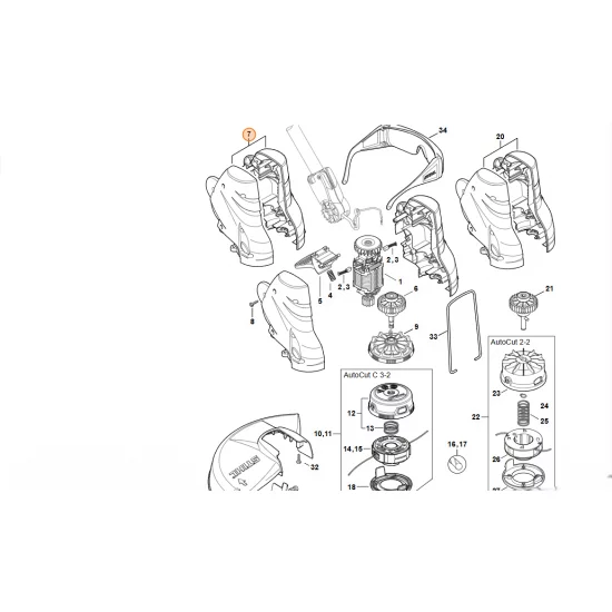 STIHL  Obudowa silnika 4816 600 0801